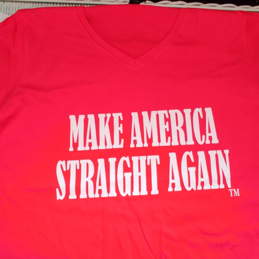 Make america straight again women's v-neck